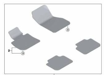 Automatten set 4-delig BMW 3 serie F30 F31 51479890425 98904, Auto-onderdelen, Interieur en Bekleding, -, -, Nieuw, Ophalen of Verzenden