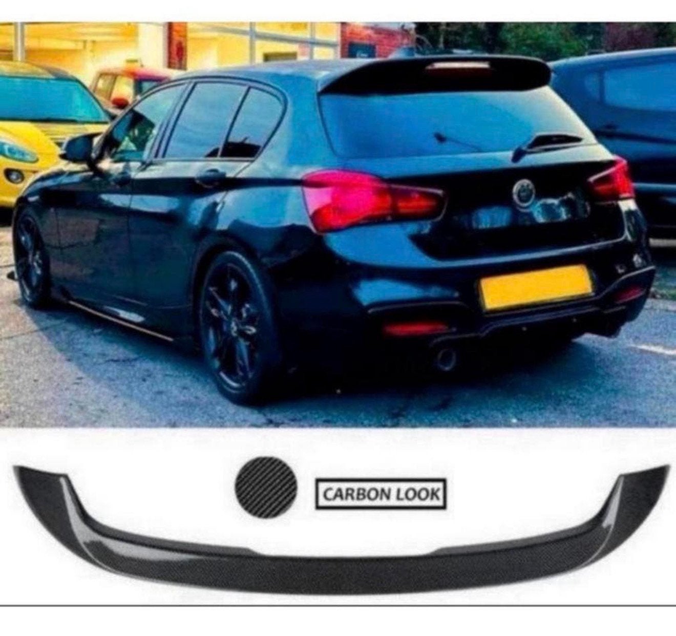 BMW 1-Serie F20 F21 achterspoiler achter lip CARBON spoiler, Ophalen of Verzenden