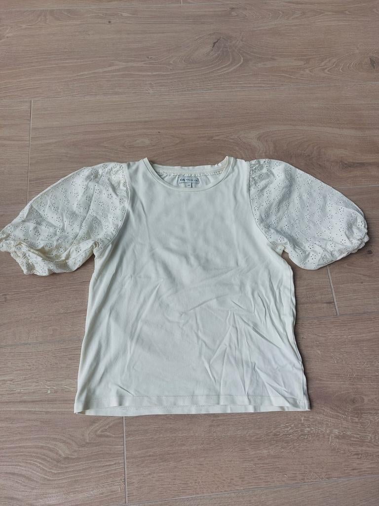 Thirt met pof mouw mt 146, Enfants & Bébés, Vêtements enfant | Taille 146, C&A, Enlèvement ou Envoi, Chemise ou À manches longues