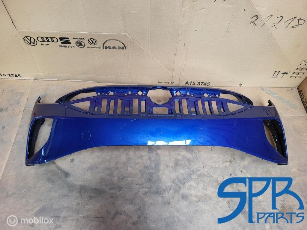 ORIGINELE VOORBUMPER VW ID4 ID.4 ID5 BLAUW 6x PDC BUMPER GTX, VOLKSWAGEN, Volkswagen, Utilisé