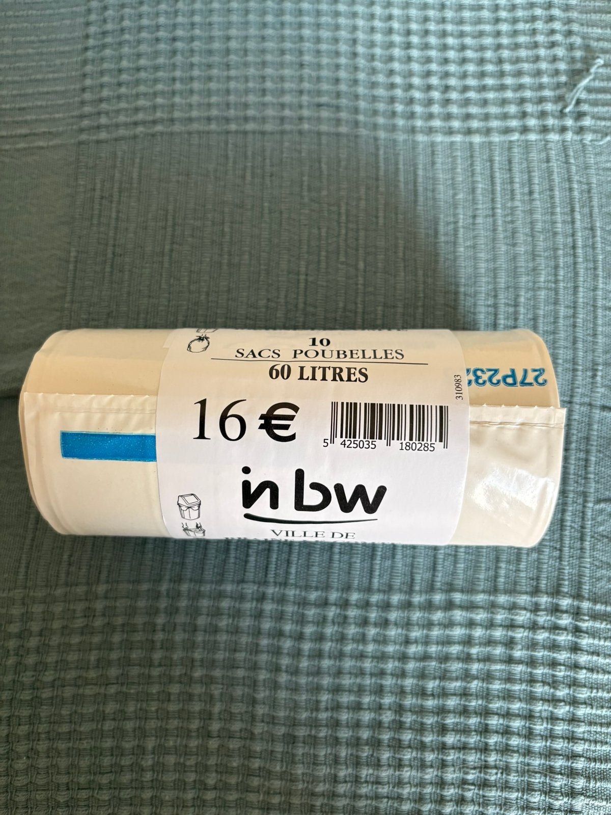 Rouleau sacs poubelles ville de Braine-le-Comte, Maison & Meubles, Accessoires pour la Maison | Poubelles, Enlèvement