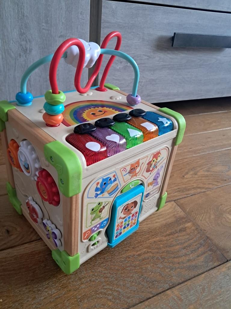 Vtech activiteiten kubus, Kinderen en Baby's, Ophalen, Zo goed als nieuw, Overige typen, Met licht