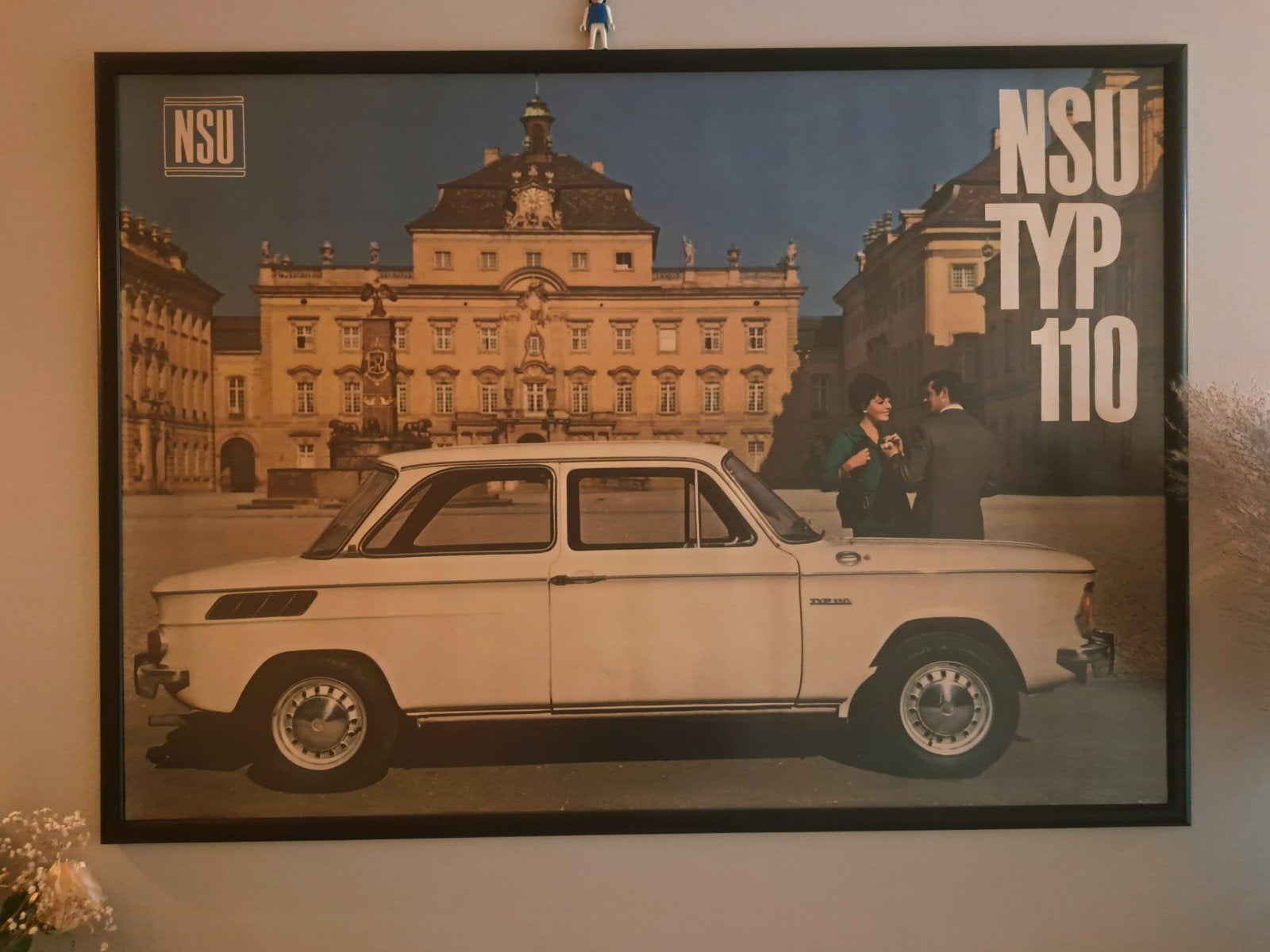 NSU TYP110 - 1000 - 1200 affiches publi A0 - 85x120cm, Neuf, Enlèvement ou Envoi, Rectangulaire vertical, Autres sujets/thèmes