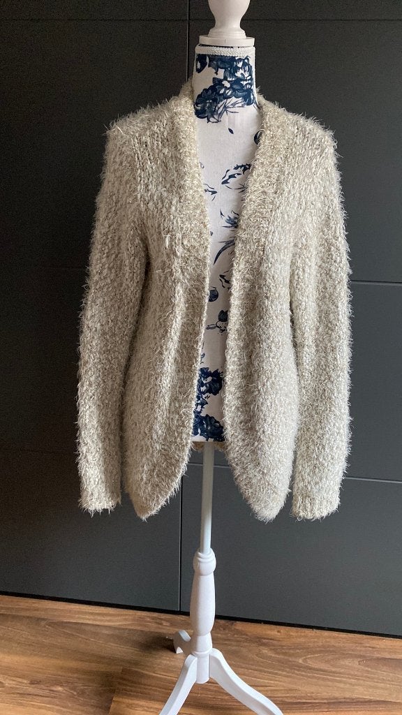 beige gilet large, Kleding | Dames, Ophalen of Verzenden, Beige