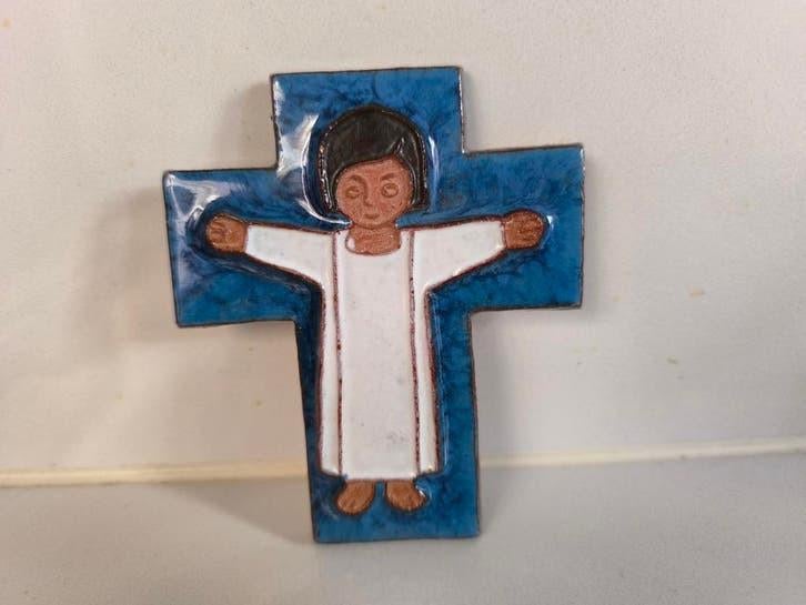 Kindkruisje, Antiek en Kunst, Antiek | Religieuze voorwerpen, Ophalen of Verzenden