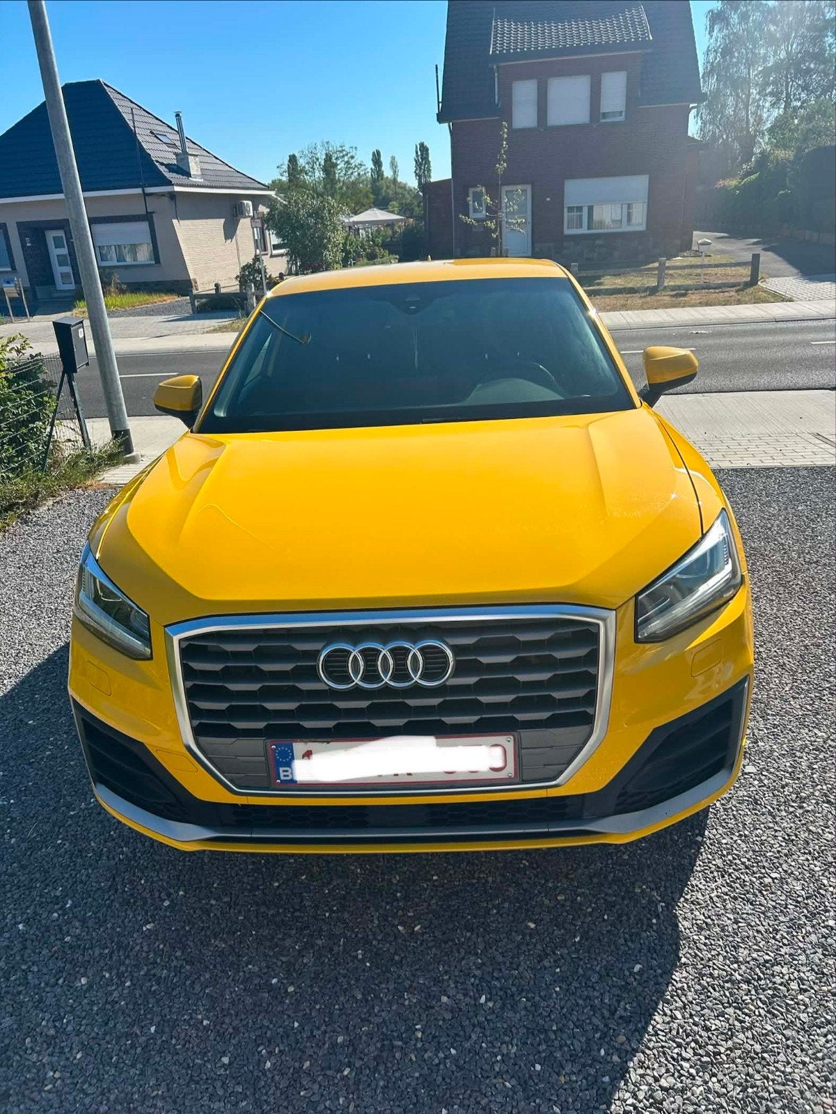 Audi Q2 85kw van 6/2017 in mooie gele kleur, 1598cc Diesel,, Autos, Audi, Achat, Q2, Diesel, Particulier