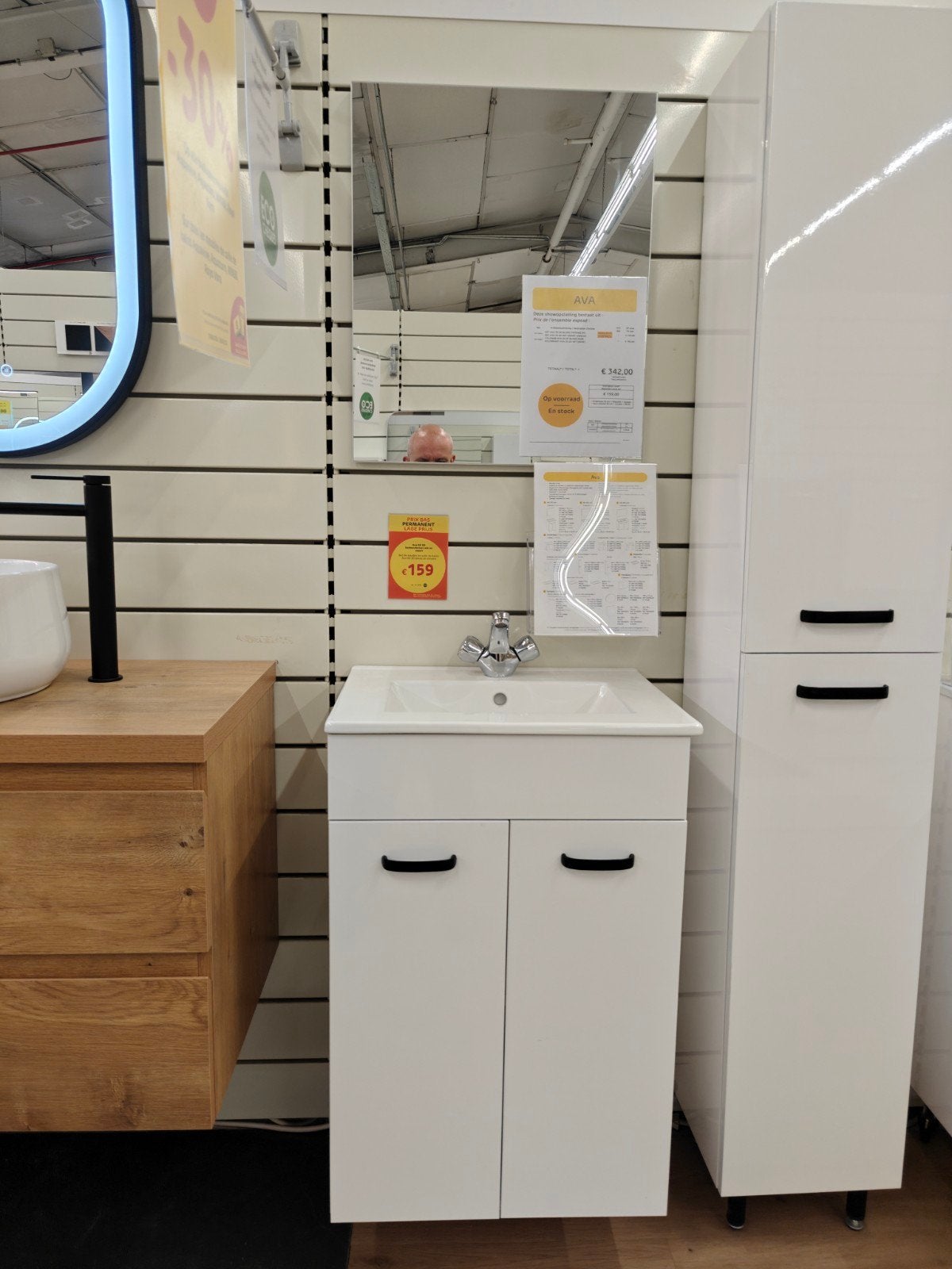 petit meuble de salle de bain avec mirror, Enlèvement