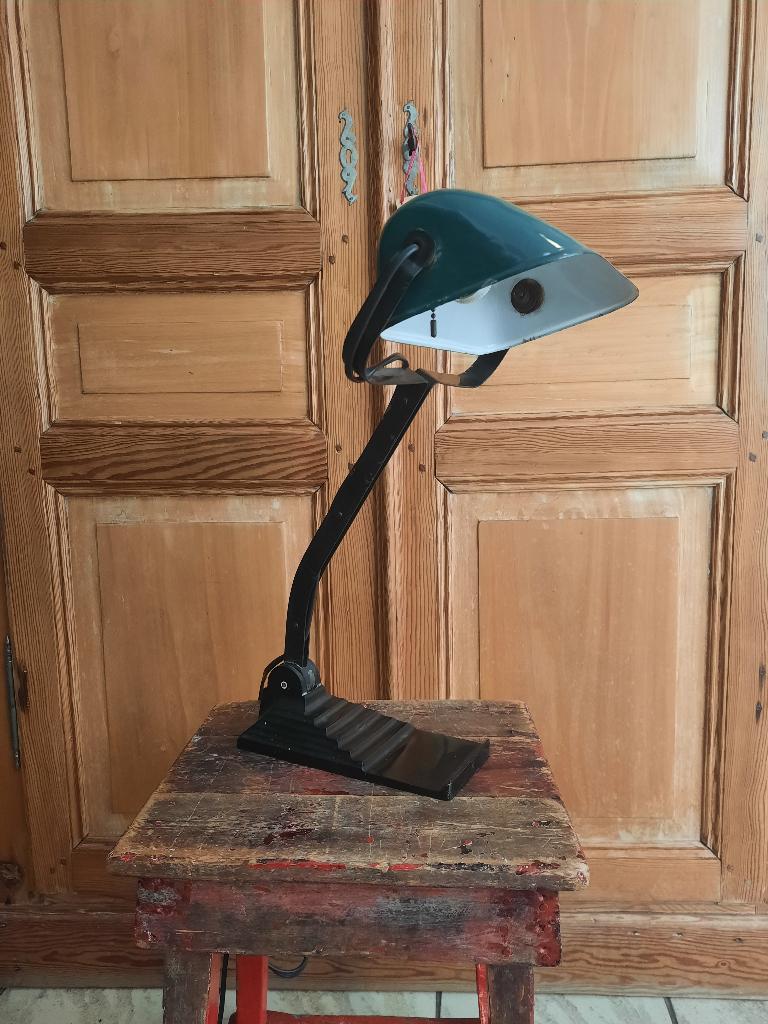Lampe Erpé 52 Emaillée, Antiquités & Art, Enlèvement ou Envoi