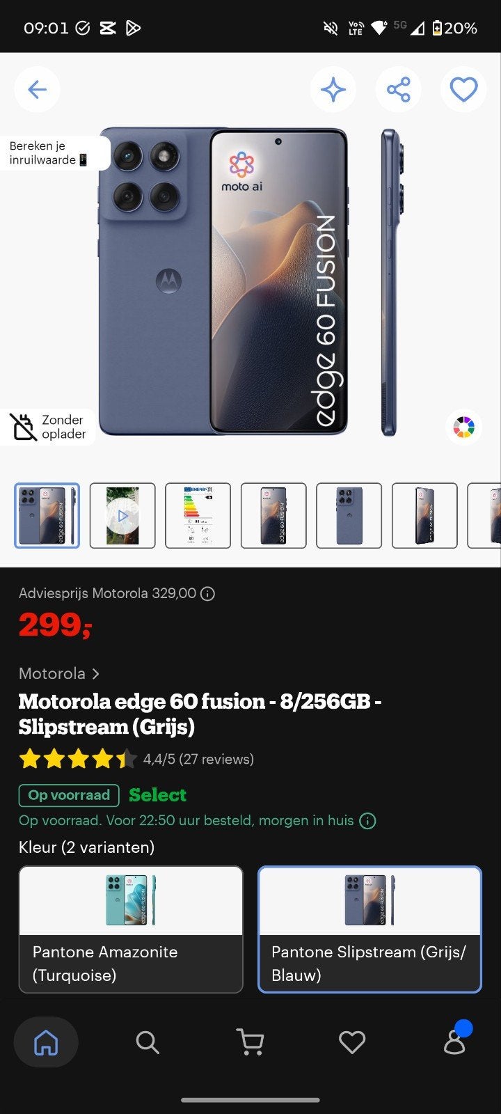 Motorola edge 60 fusion, Enlèvement ou Envoi
