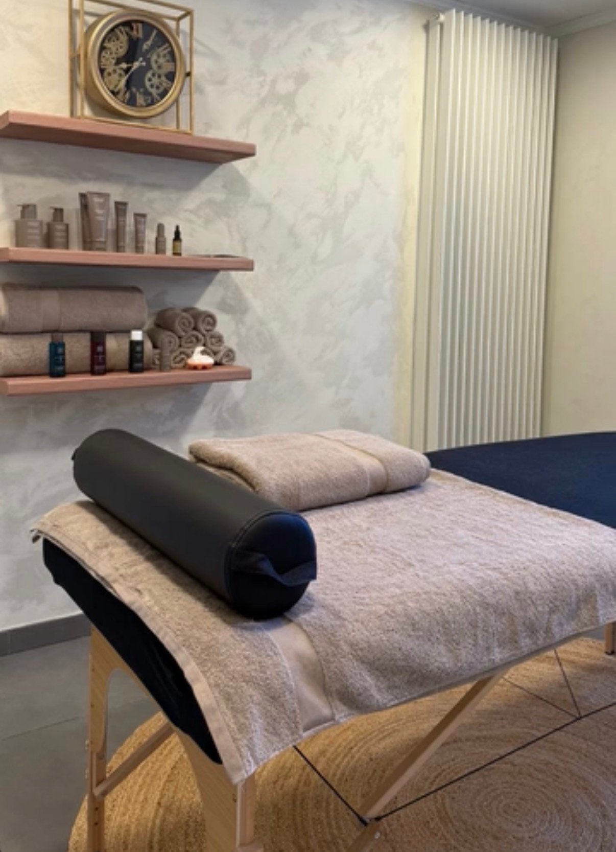 Massage tafel, Ophalen