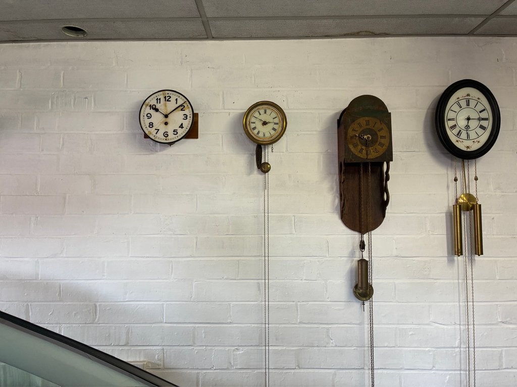 lot oude klokken5 stuks, Antiek en Kunst, Ophalen