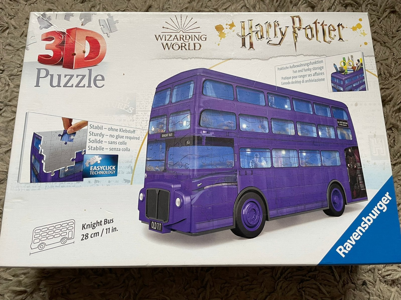 Puzzle 3D Harry Potter, Enlèvement, Utilisé, Autres types
