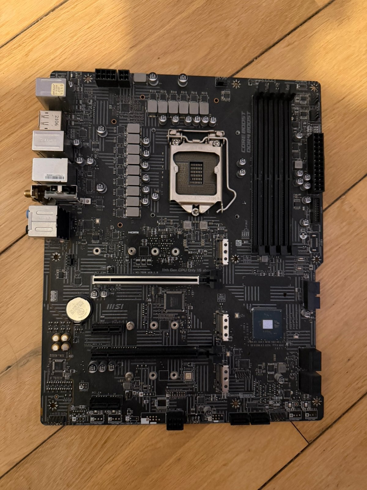 Carte mère MSI Z590 PRO WIFI — LGA1200 — DDR4 — ATX, Informatique & Logiciels, Cartes mères, Enlèvement, Utilisé, Intel, DDR4