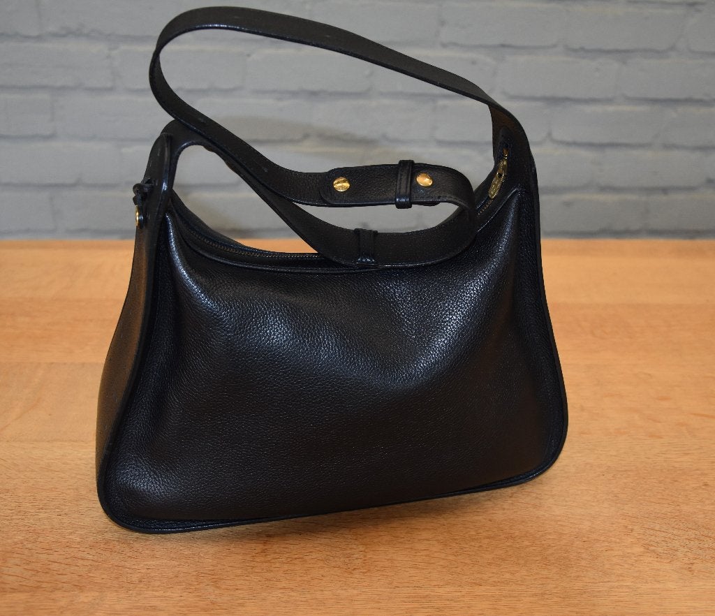 Delvaux Pensée zwart, Enlèvement, Comme neuf, Noir, Sac à bandoulière