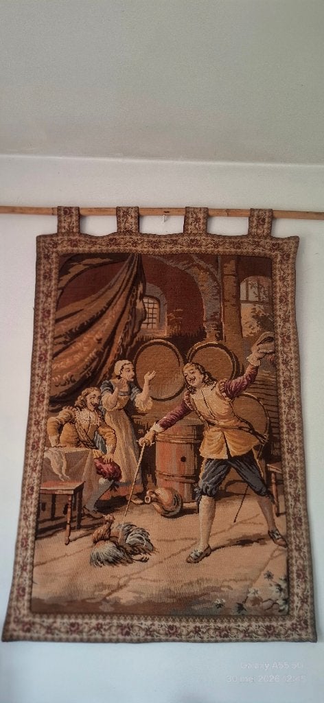 Oud wandtapijt, Antiek en Kunst, Ophalen of Verzenden
