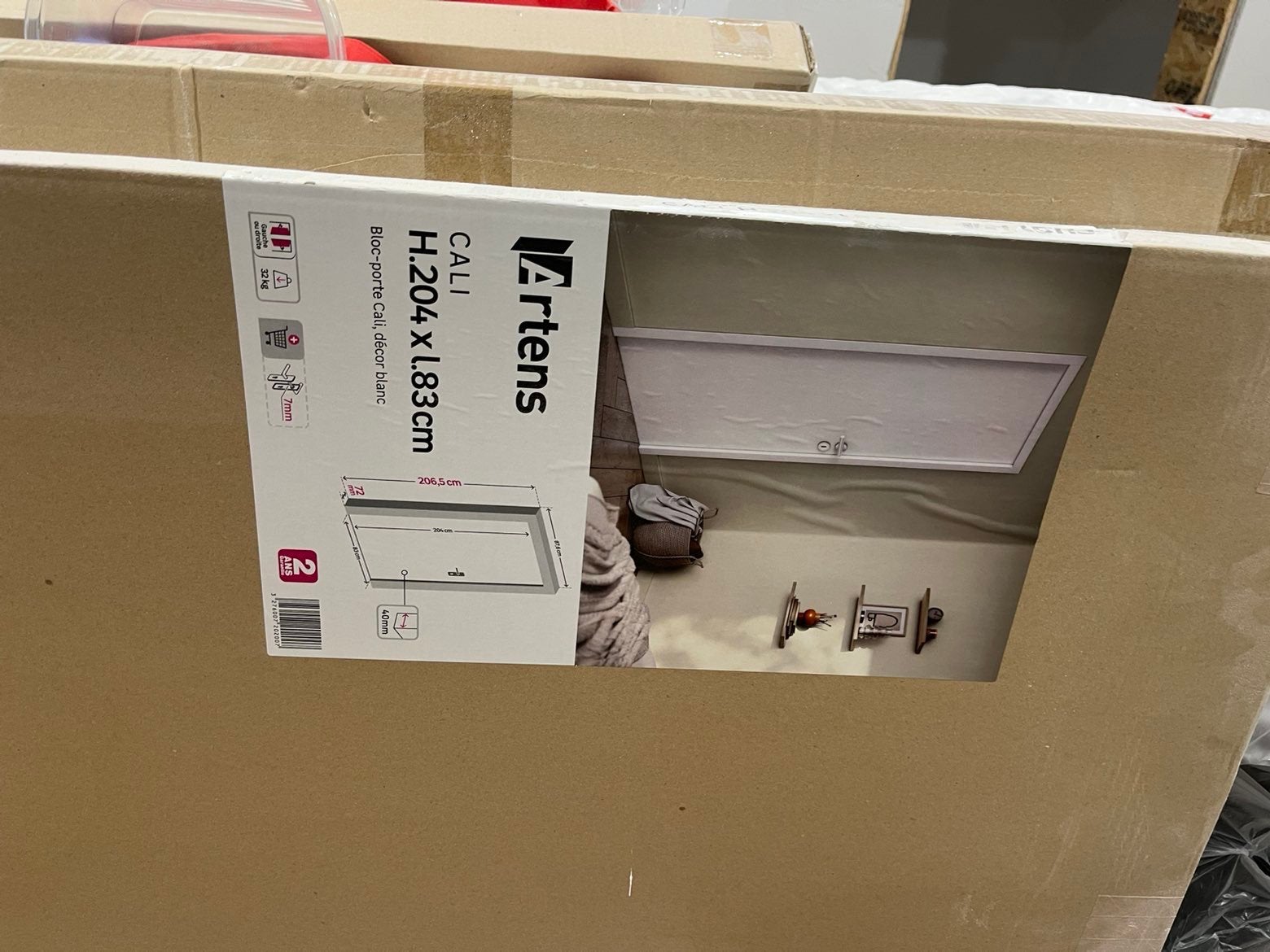 Porte interieur « Artens », Bricolage & Construction, Enlèvement, Comme neuf, Boîte