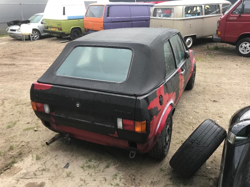 Keiharde Golf mk1 GLI cabrio Karmann Quartet, foto 2