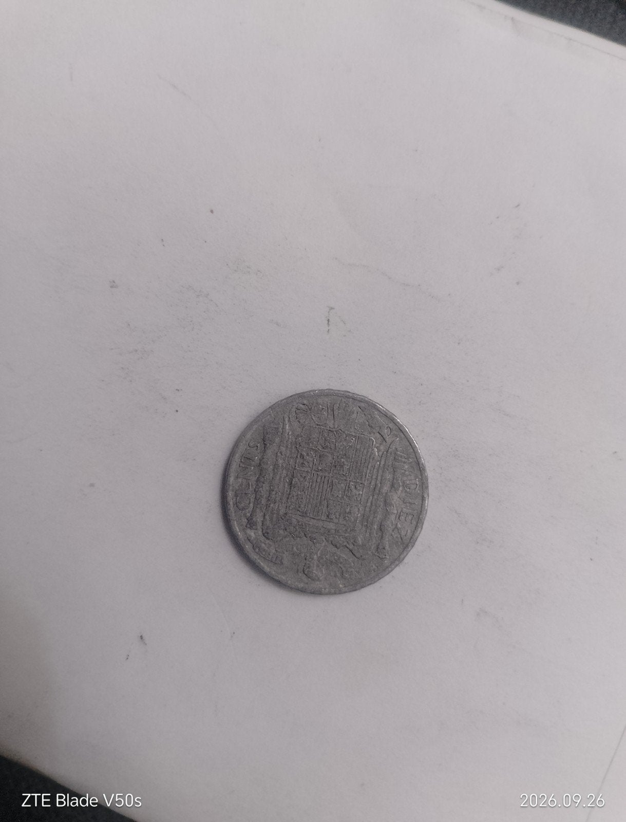 pièce de monnaie espagnole, Timbres & Monnaies, Enlèvement ou Envoi