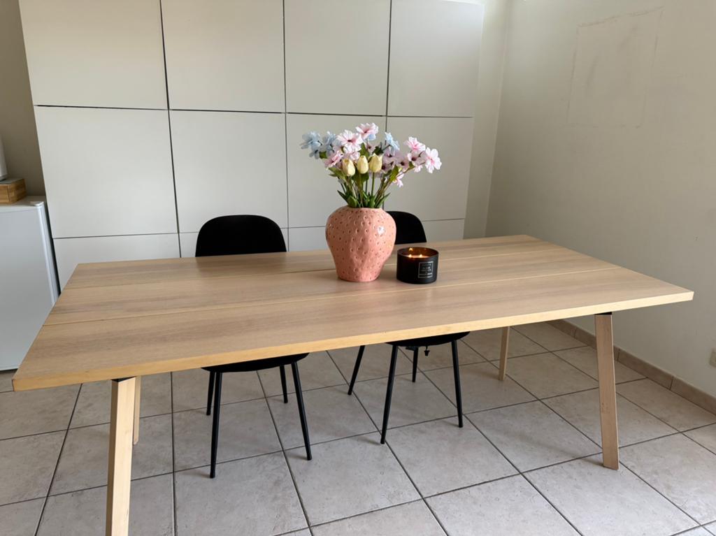 Eettafel te koop, Ophalen, Gebruikt, 50 tot 100 cm, Vijf personen of meer