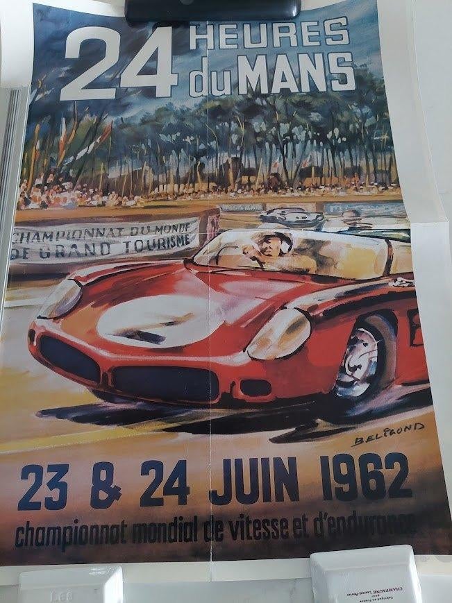 24 uur Zolder en Francorchamps en Le Mans, Rechthoekig Liggend, Ophalen of Verzenden, Zo goed als nieuw, Sport