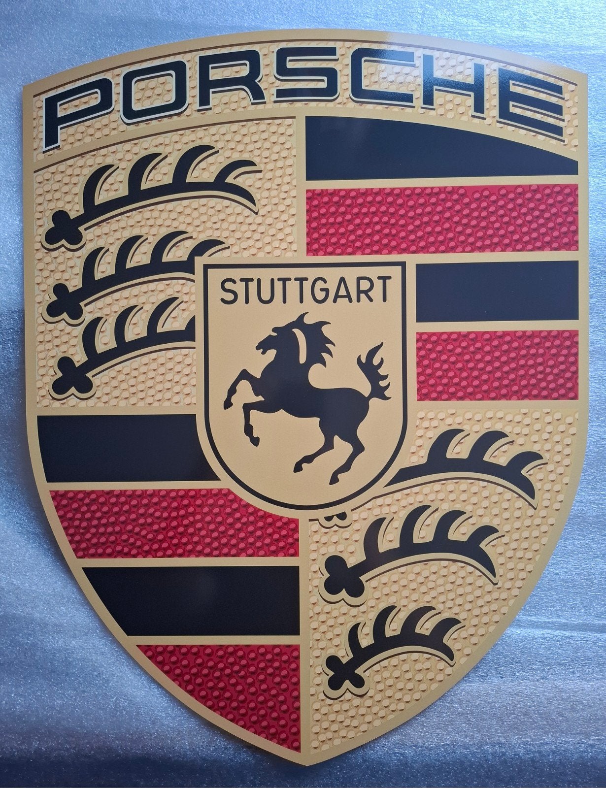 Porsche logo, Verzamelen, Merken en Reclamevoorwerpen, Ophalen of Verzenden, Nieuw, Reclamebord