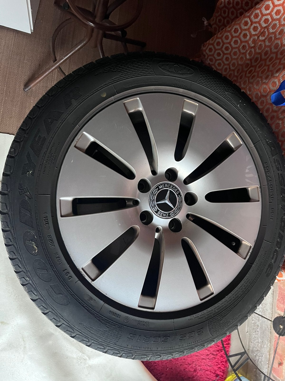 Jantes Mercedes Classe C W205 205/60R16, Enlèvement, Jante(s)
