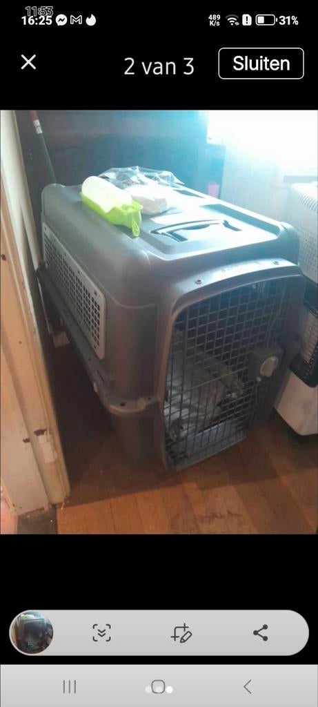Cage pour chien Xl neuve, Enlèvement