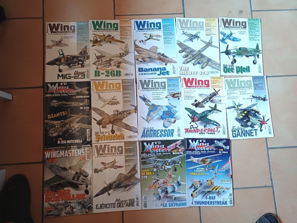 14 revues Wing Masters, Enlèvement ou Envoi, Comme neuf