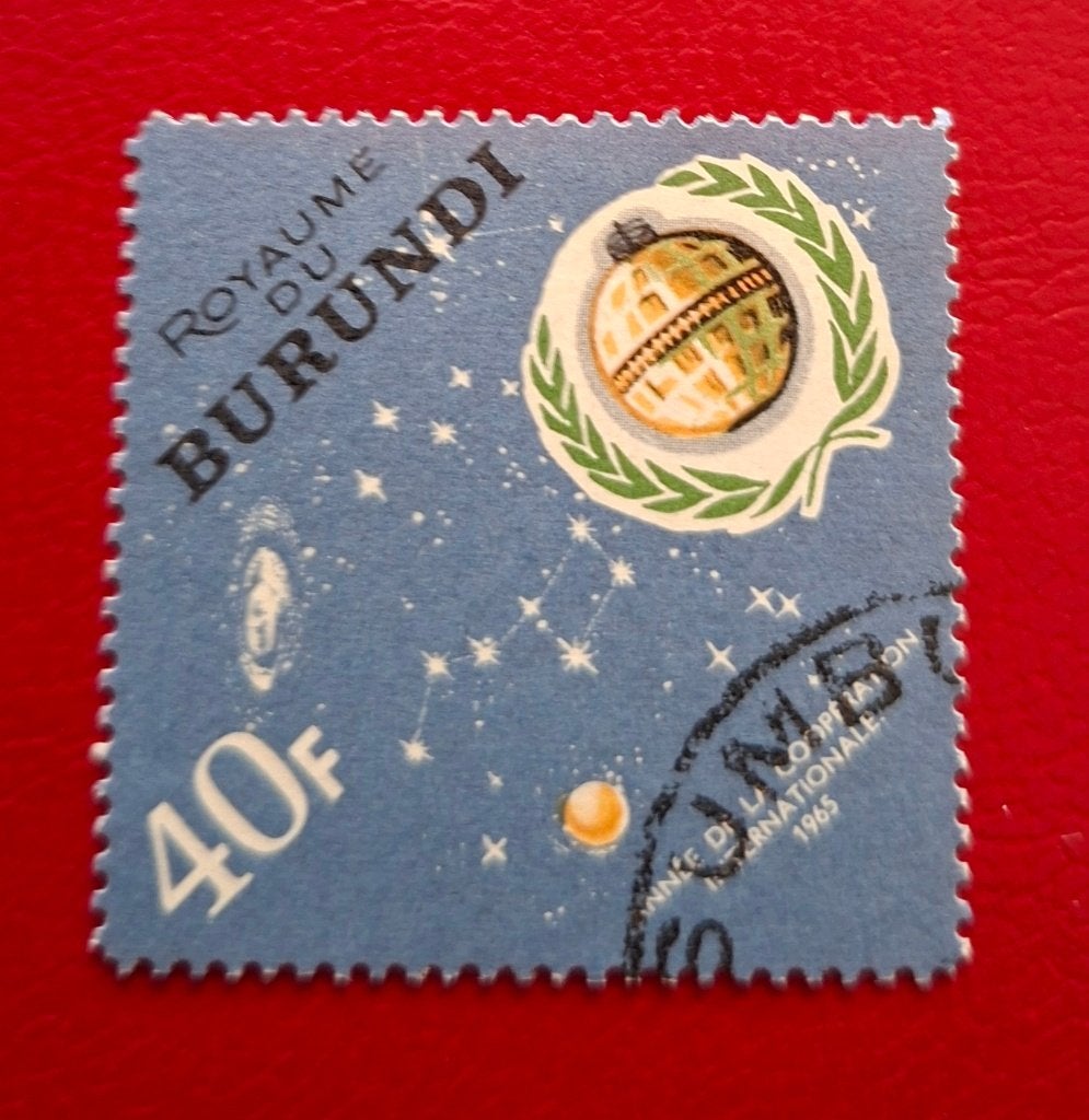 Postzegel Burundi OBP 167, Postzegels en Munten, Ophalen of Verzenden, Gestempeld