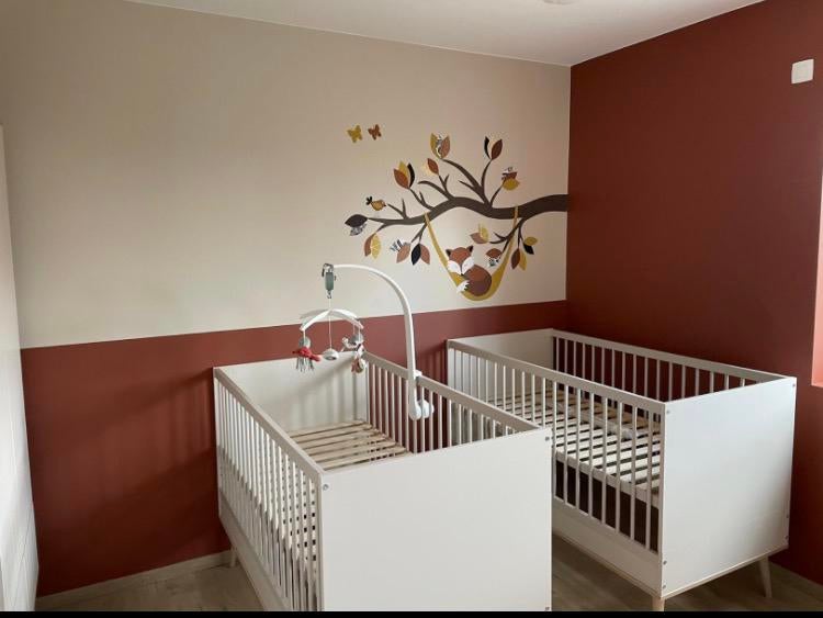 QUAX enkel babybed flow clay, Kinderen en Baby's, Ophalen, Gebruikt, Jongetje of Meisje