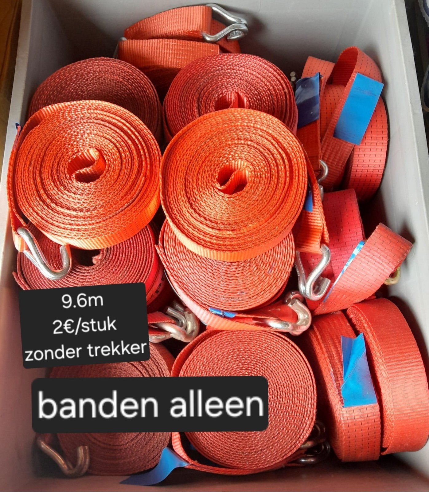 spanbanden, Ophalen