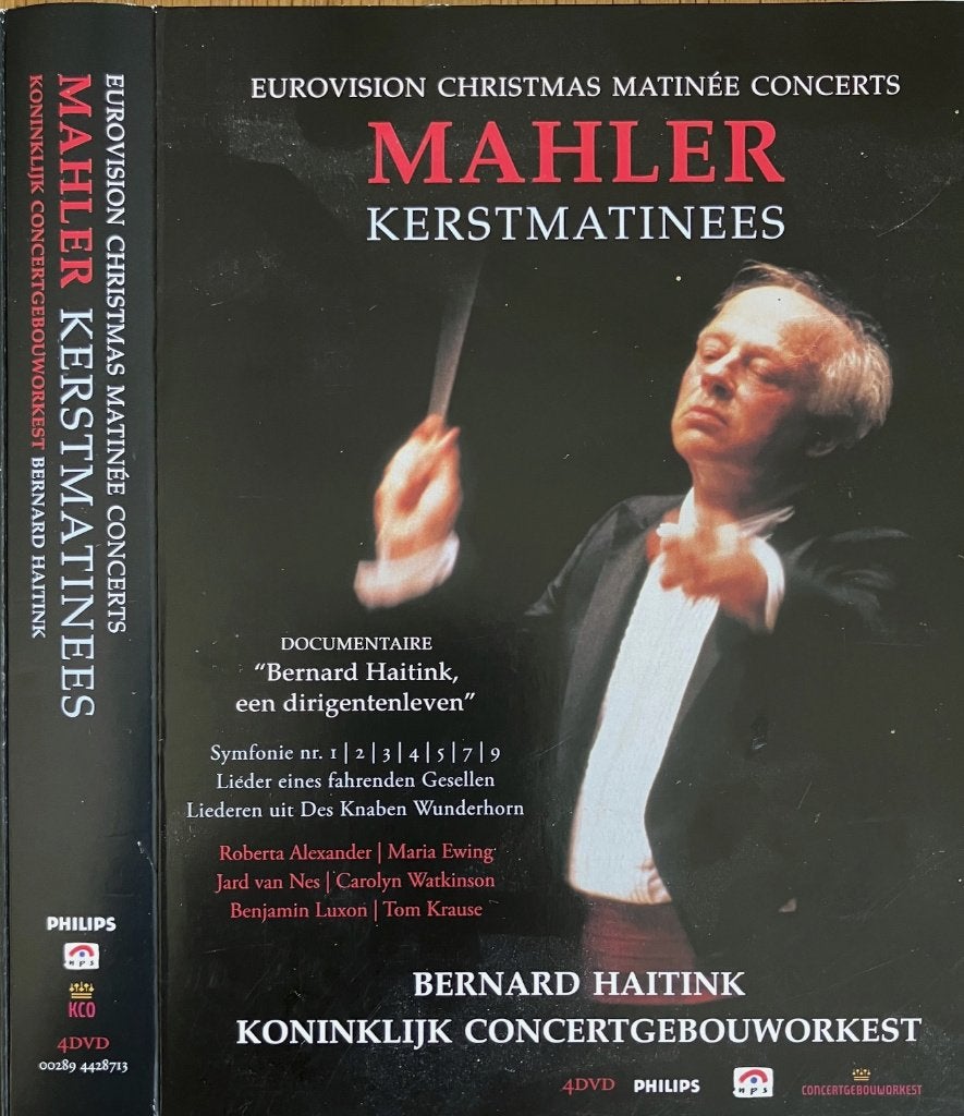 DVD's Mahler Kerstmatinees, Symfonie, Mahler, Ophalen of Verzenden, Zo goed als nieuw