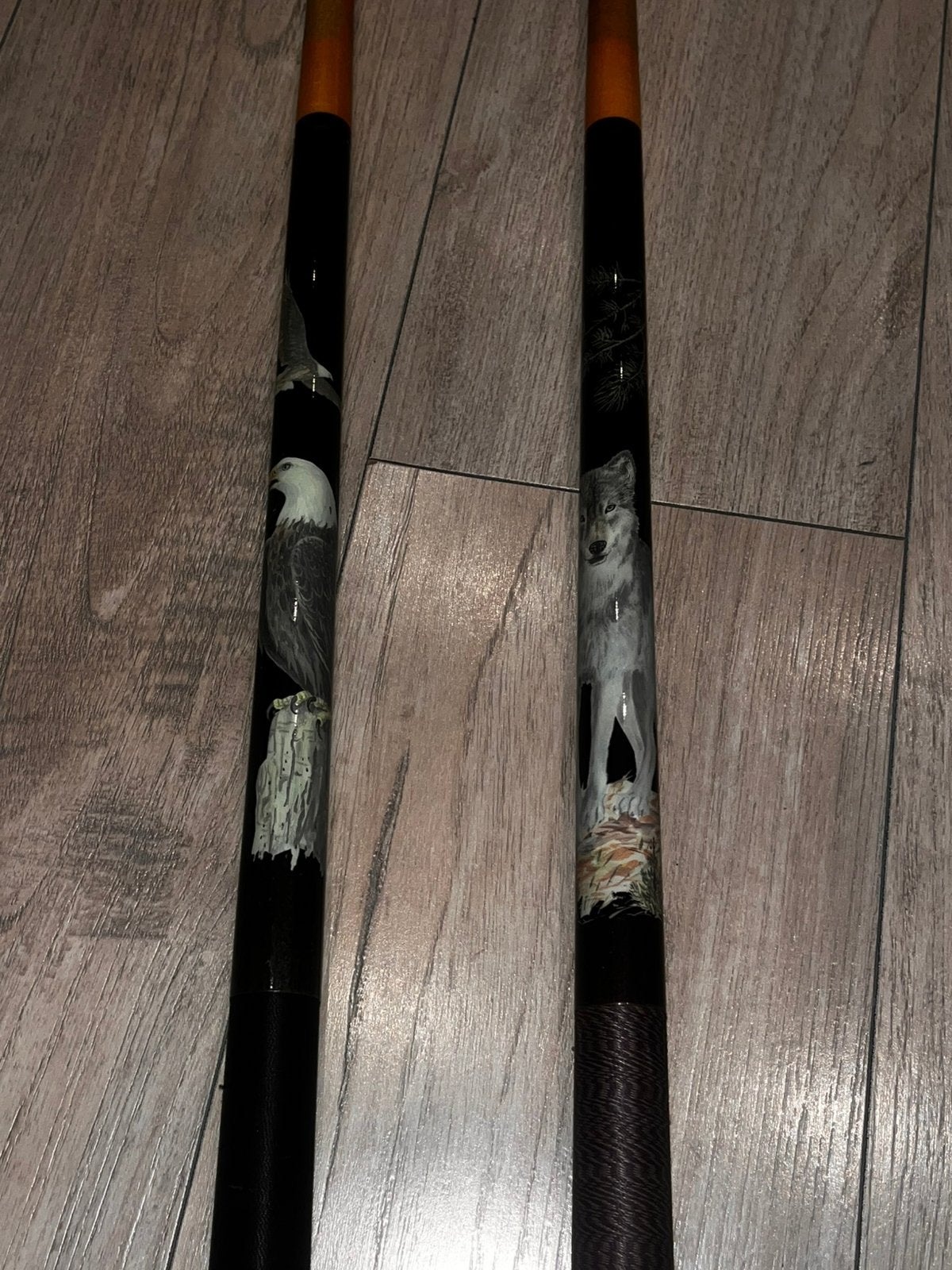 2 queues de billard à restaurer, Sport en Fitness, Biljarten en Poolen, Ophalen, Gebruikt