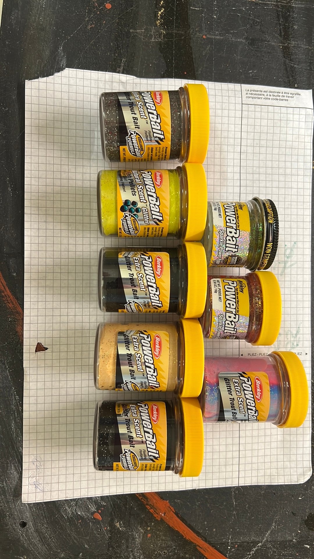 Pâte pour pêcher la truite, Enlèvement ou Envoi