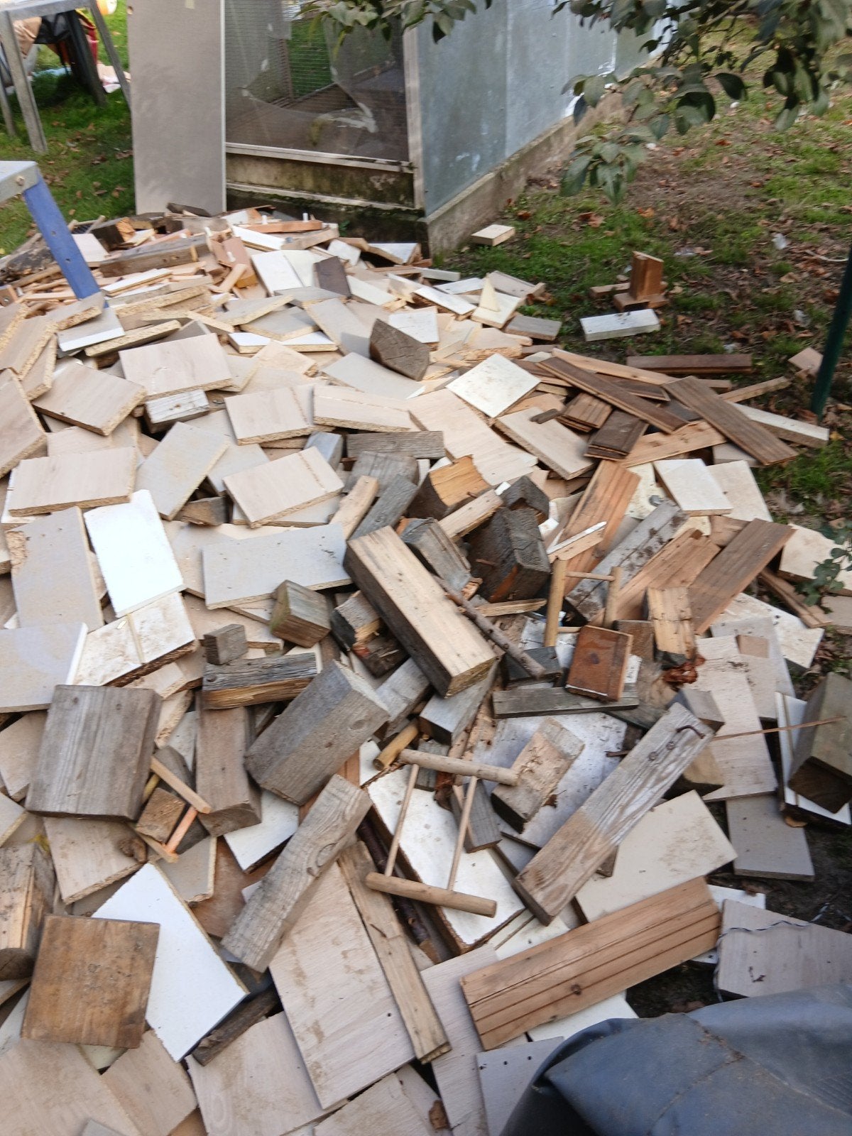 verwarmings hout, Ophalen