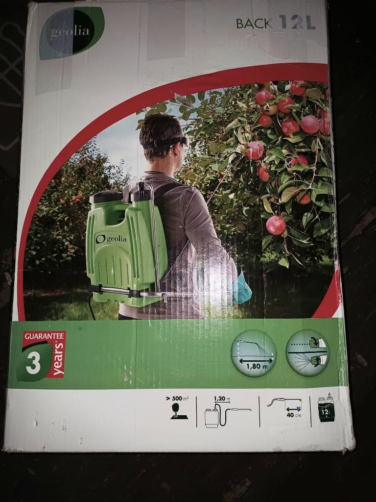 Pulvérisateur à dos 12L, Enlèvement, Utilisé, Autres matériaux