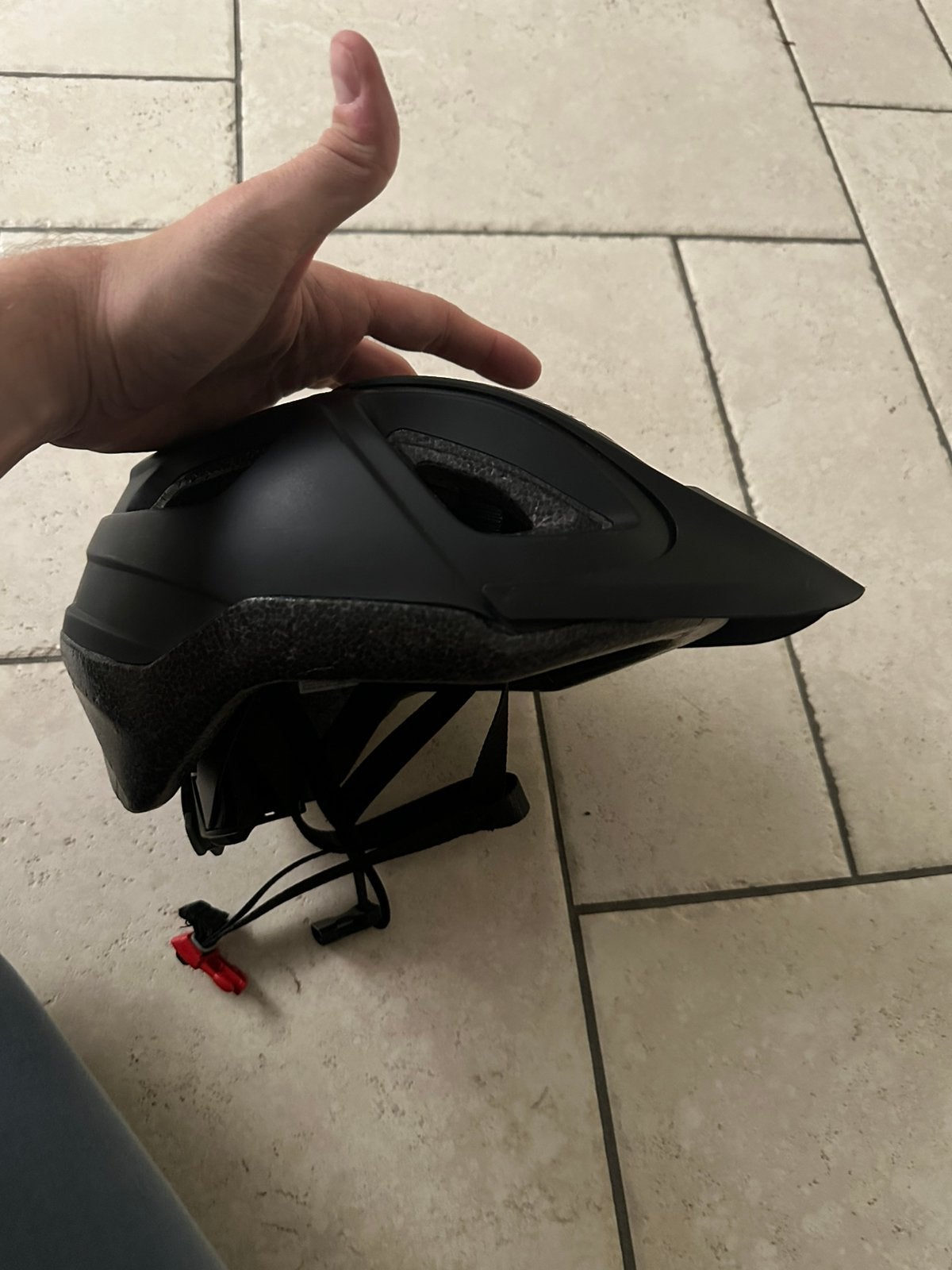 Rockrider helm & toebehoren, Ophalen of Verzenden, Zo goed als nieuw