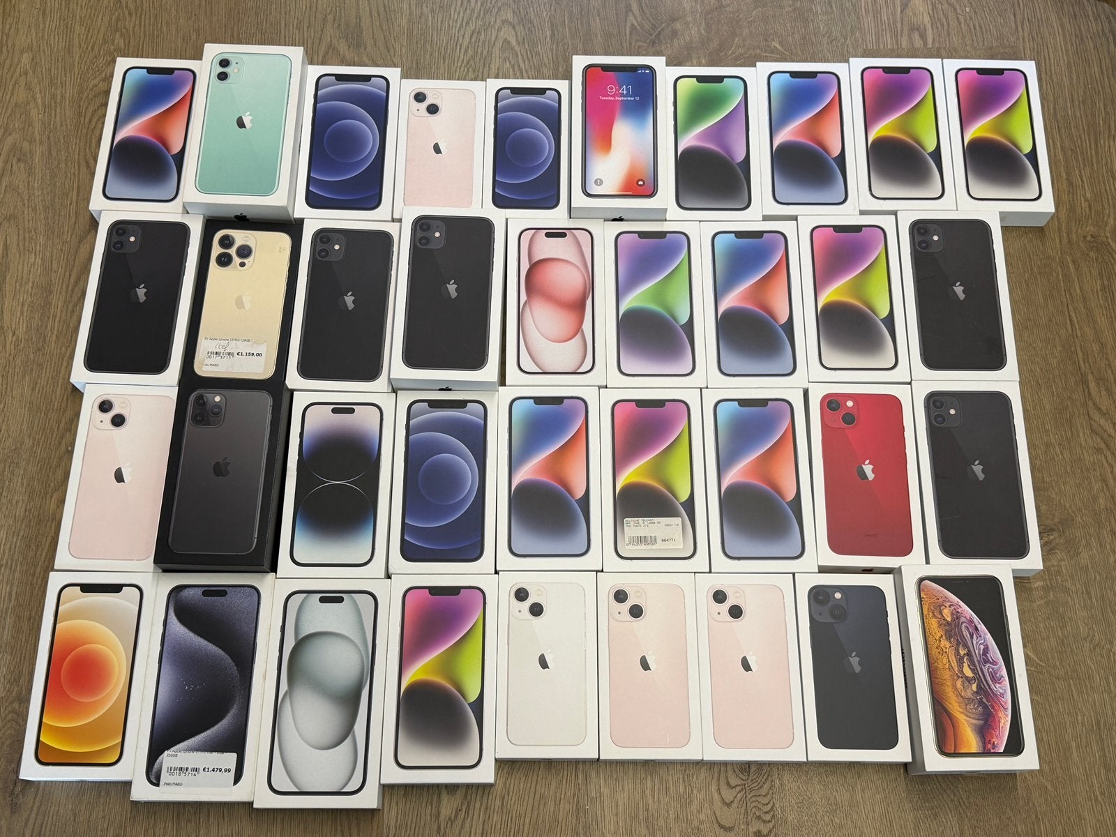 Lot van 37 originele iphone verpakkingen doosje lot van 37, Enlèvement ou Envoi, Utilisé