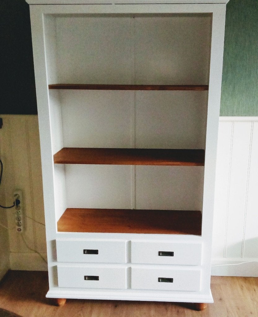 Boekenkast massief grenen, Huis en Inrichting, Ophalen, Gebruikt