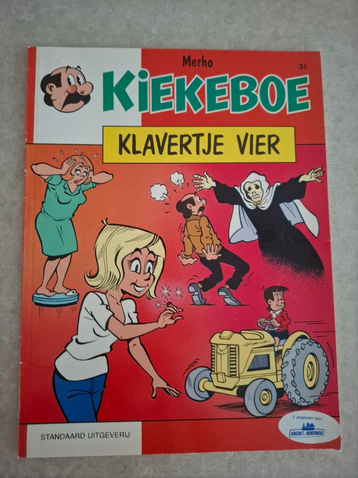 Kiekeboe 'Klavertje vier', Enlèvement ou Envoi, Une BD, Merho, Utilisé