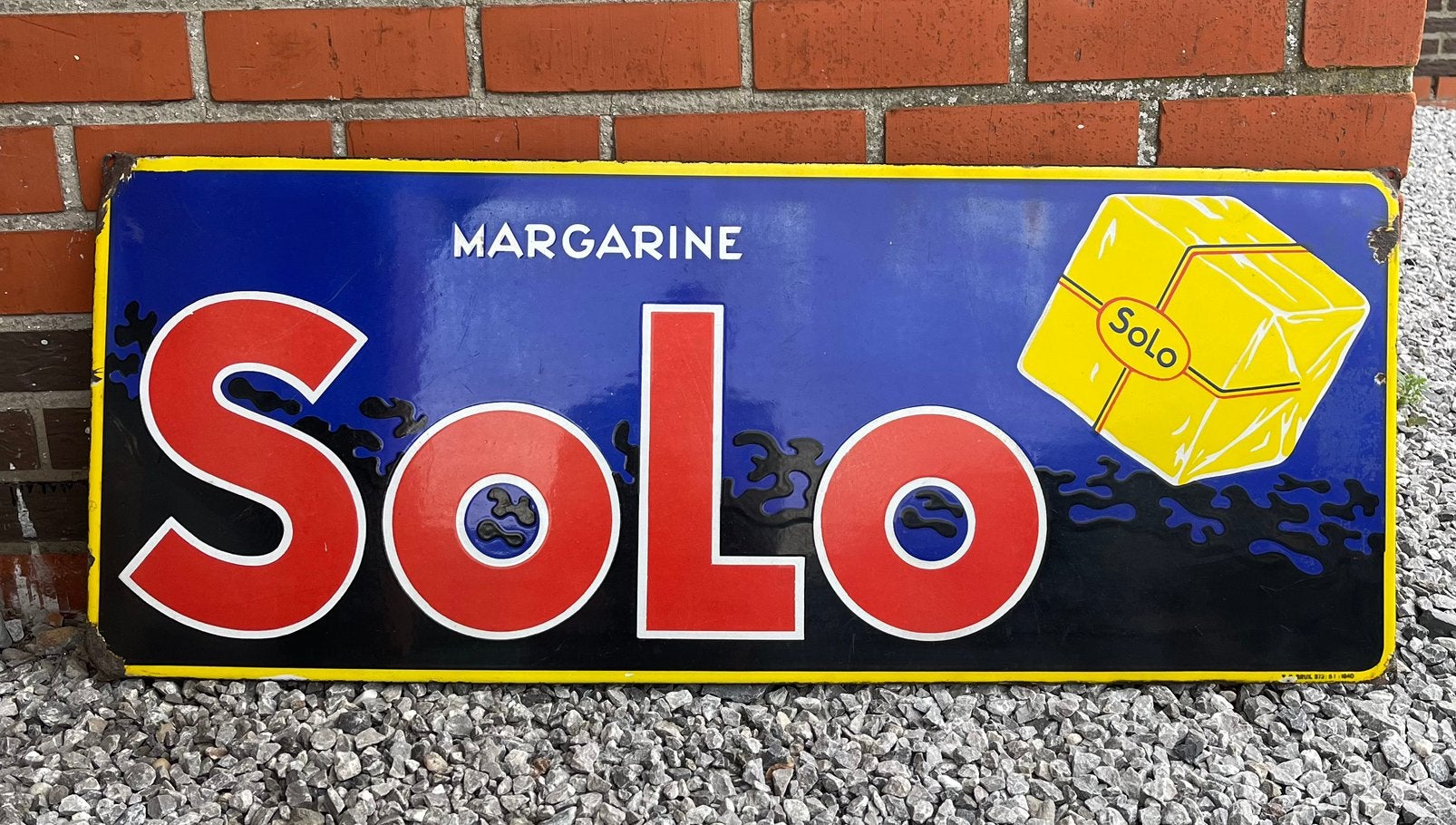 Solo margarine emaille bord 1940 (98 op 39), Enlèvement ou Envoi