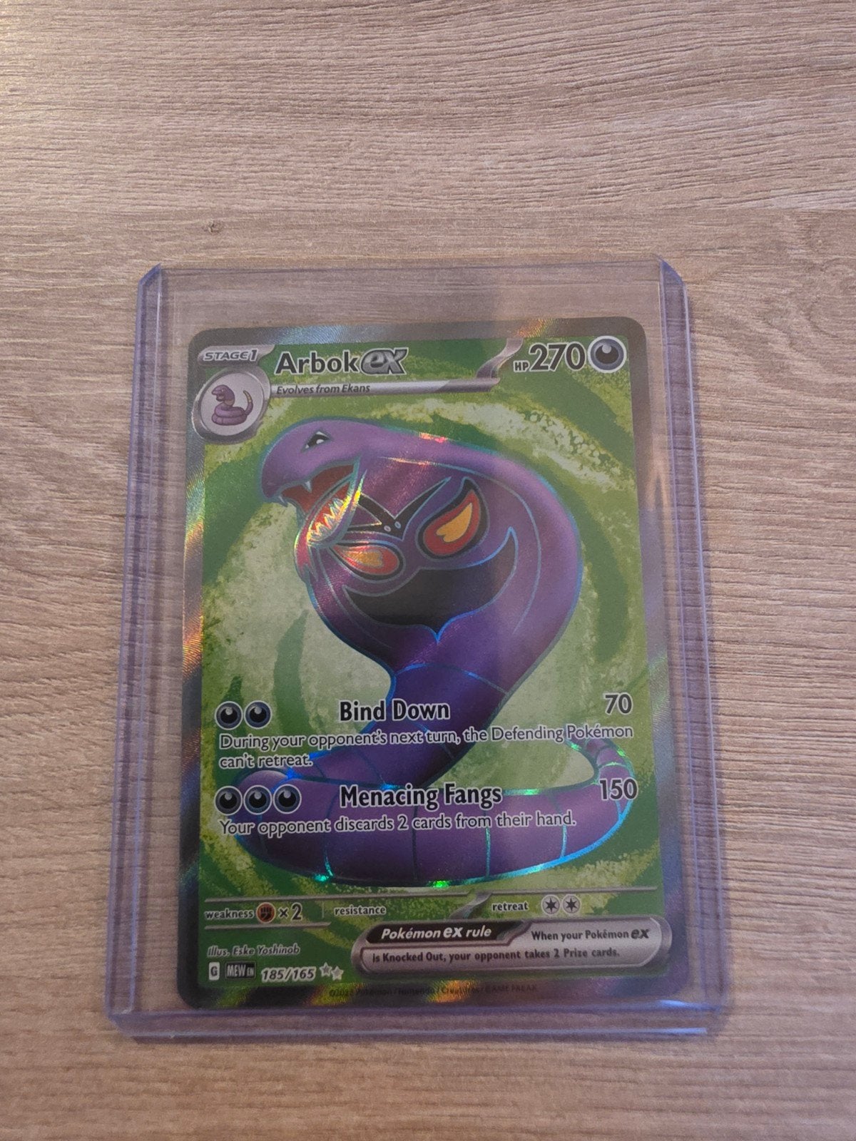 Arbok Ex - Scarlet & Violet - 151, Enlèvement ou Envoi