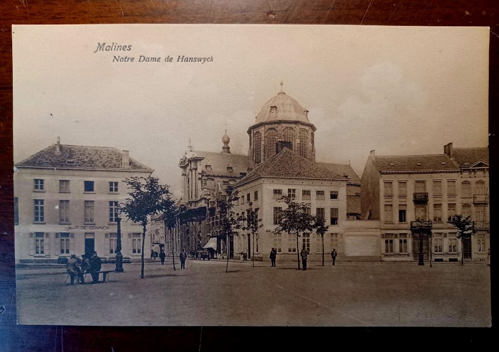Mechelen: O.L.V. Hanswijkbasiliek, Verzamelen, Ophalen of Verzenden, Voor 1920, Gelopen, Antwerpen