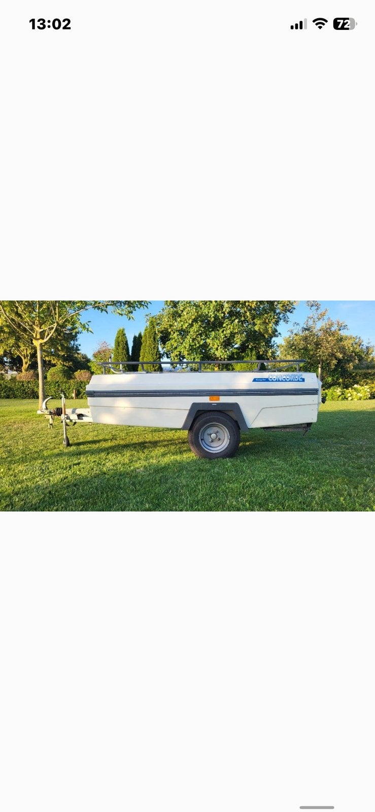Caravane pliante nickel legere et complète, Enlèvement, Comme neuf