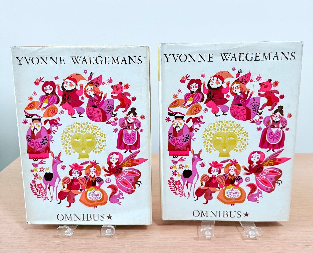 Yvonne Waegemans / Omnibus / Deel 1 en 2 / GESIGNEERD / 1972, Boeken, Gelezen, Yvonne Waegemans, Ophalen of Verzenden, Sprookjes