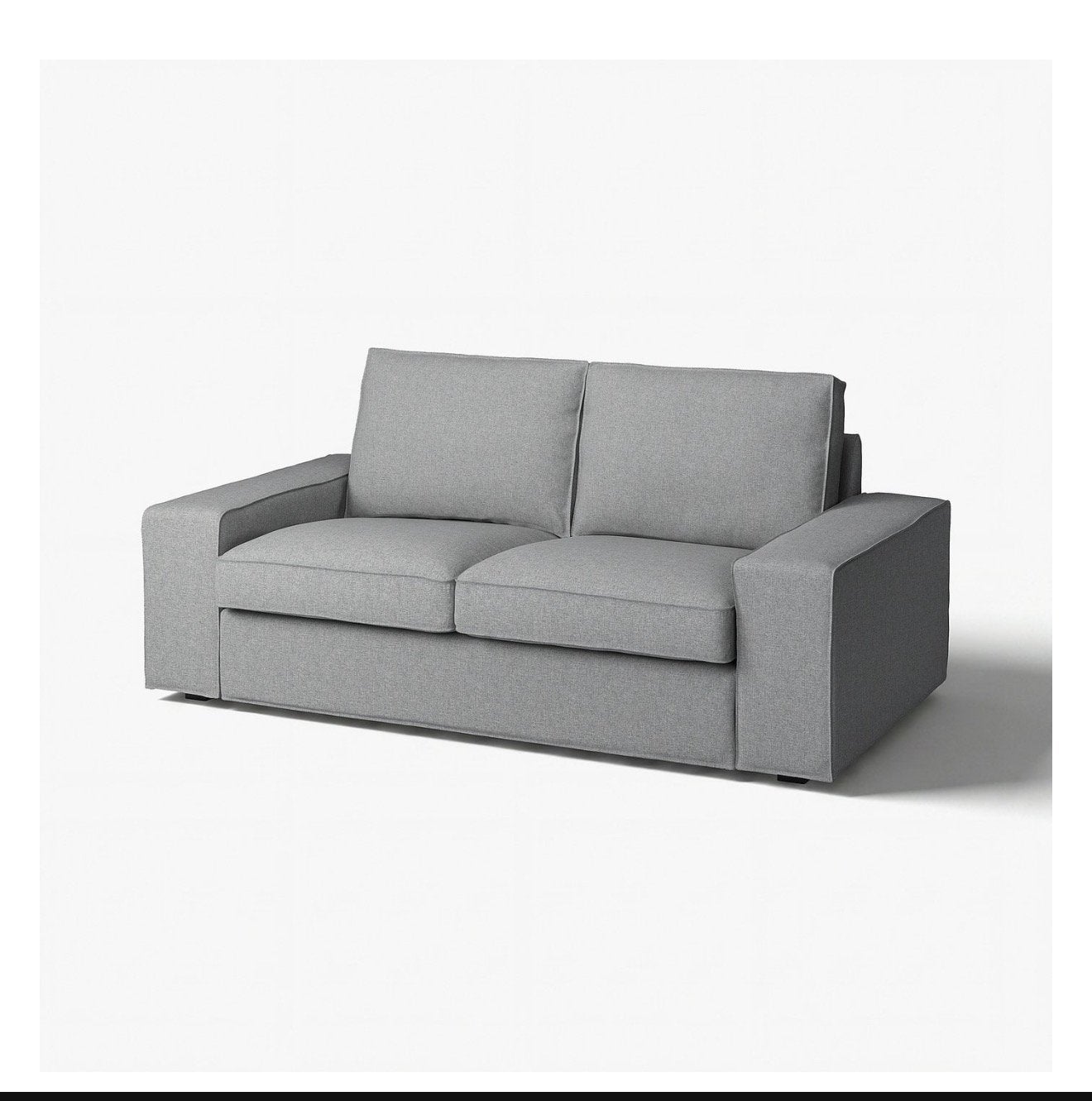 Grijze zetel/sofa met voetenbank en opbergruimte, Ophalen, Gebruikt, 150 tot 200 cm, Stof