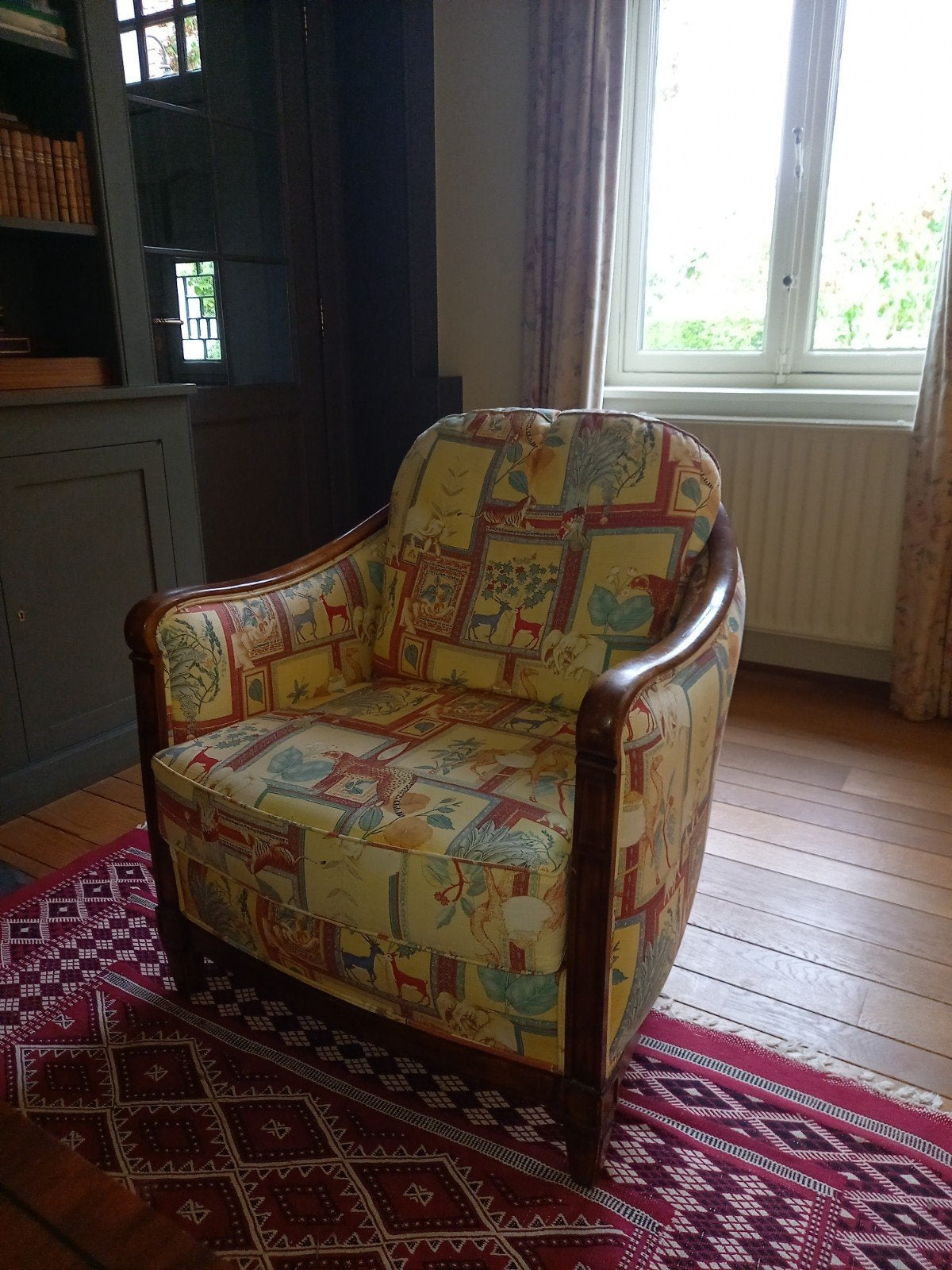 lot de 2 fauteuils de salon en bois, Maison & Meubles, Enlèvement, Bois