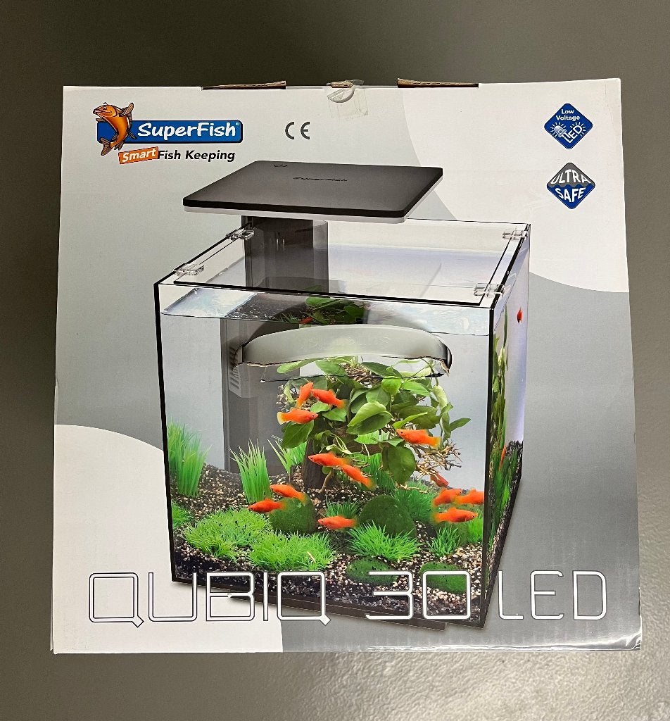 Superfish Aquarium QUBIQ 30 LED (et accessoires), Animaux & Accessoires, Poissons | Aquariums & Accessoires, Enlèvement, Utilisé