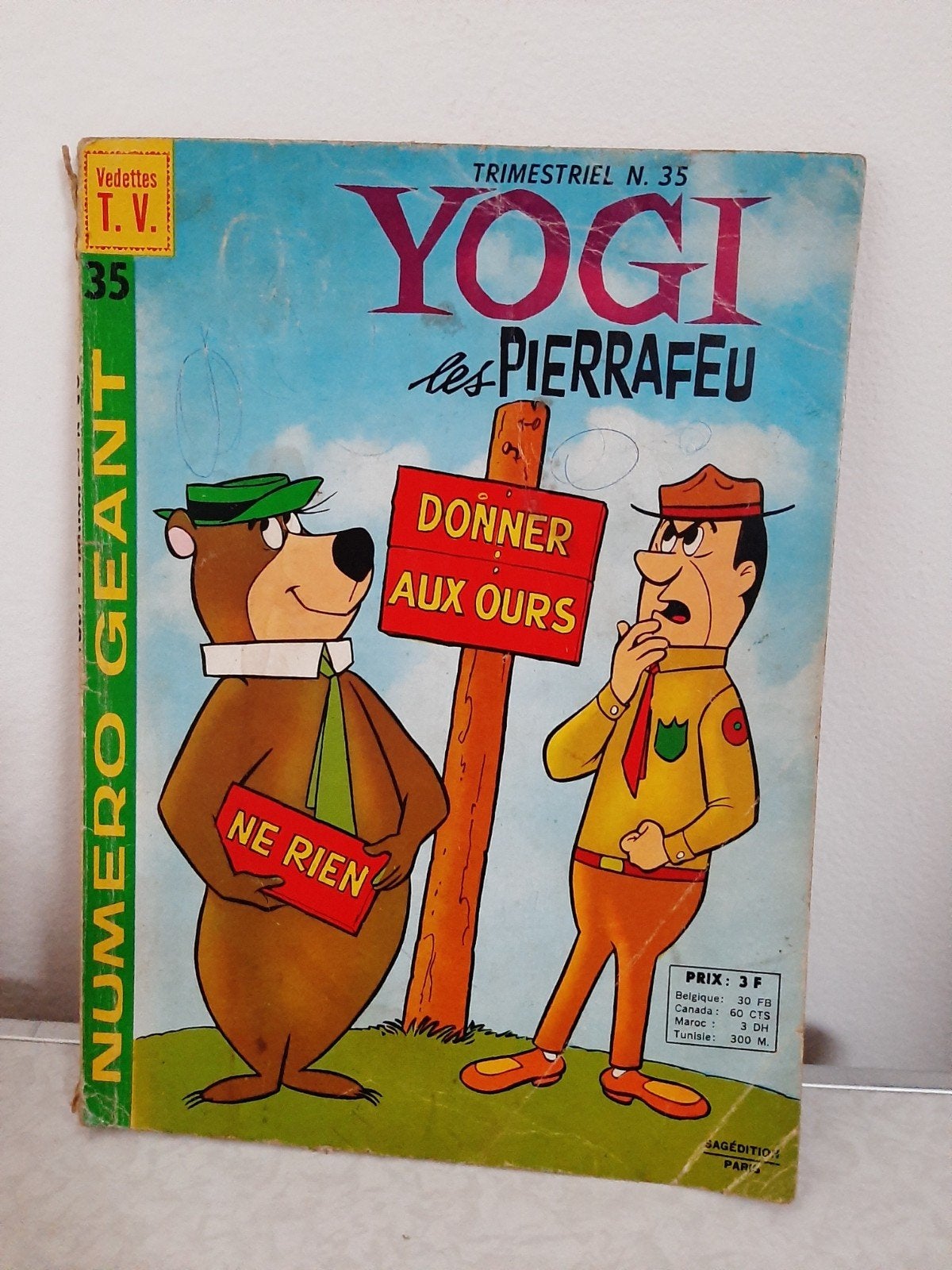 journal Yogi, Enlèvement ou Envoi