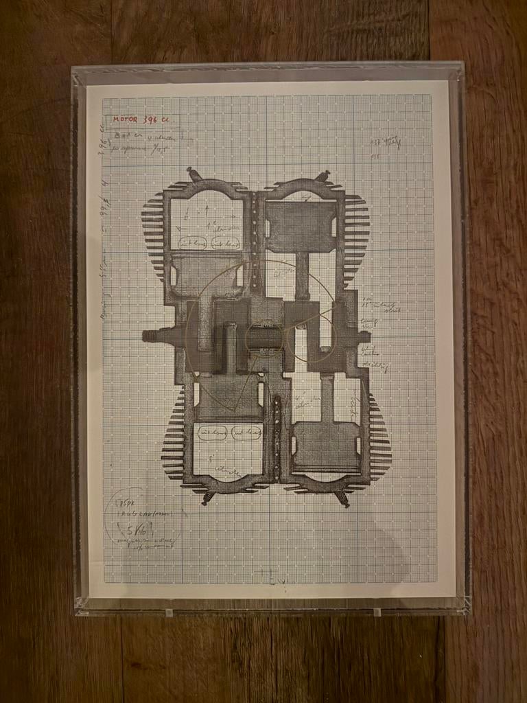 Panamarenko kunstdruk 4 stuks, Antiek en Kunst, Kunst | Etsen en Gravures, Ophalen of Verzenden